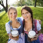 Women Holding Beer Mug